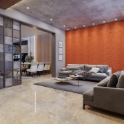 Concrete Hues Livingroom Design